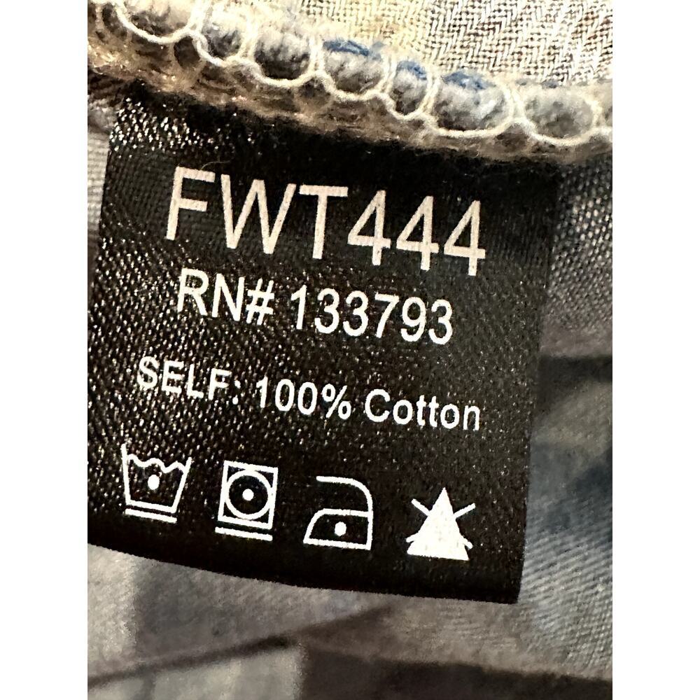 POL – Mixed Patchwork Button Down Top – Multi – S… - image 3